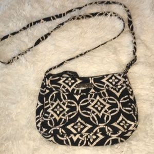 Black and white vera Bradley purse
